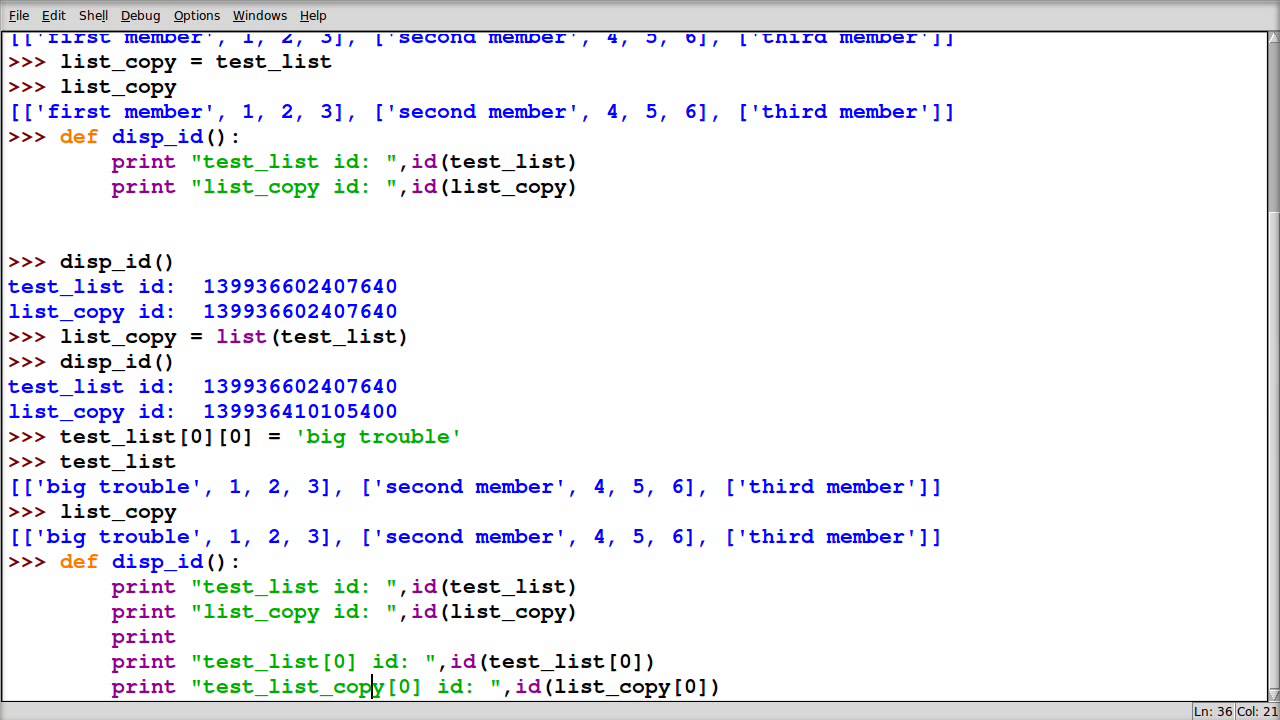Python Gotcha: When copying a list ends up biting you