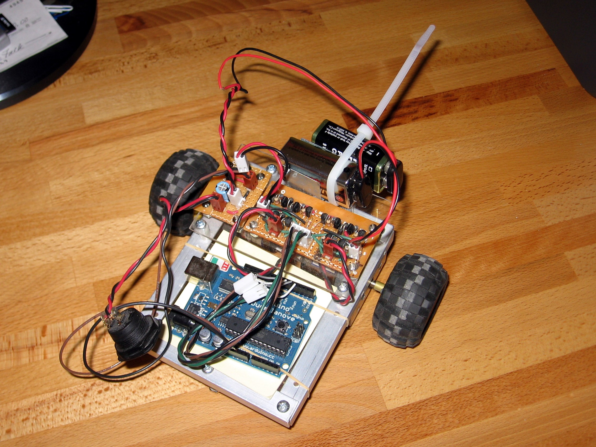Robot body made almost entirely from parts sourced locally