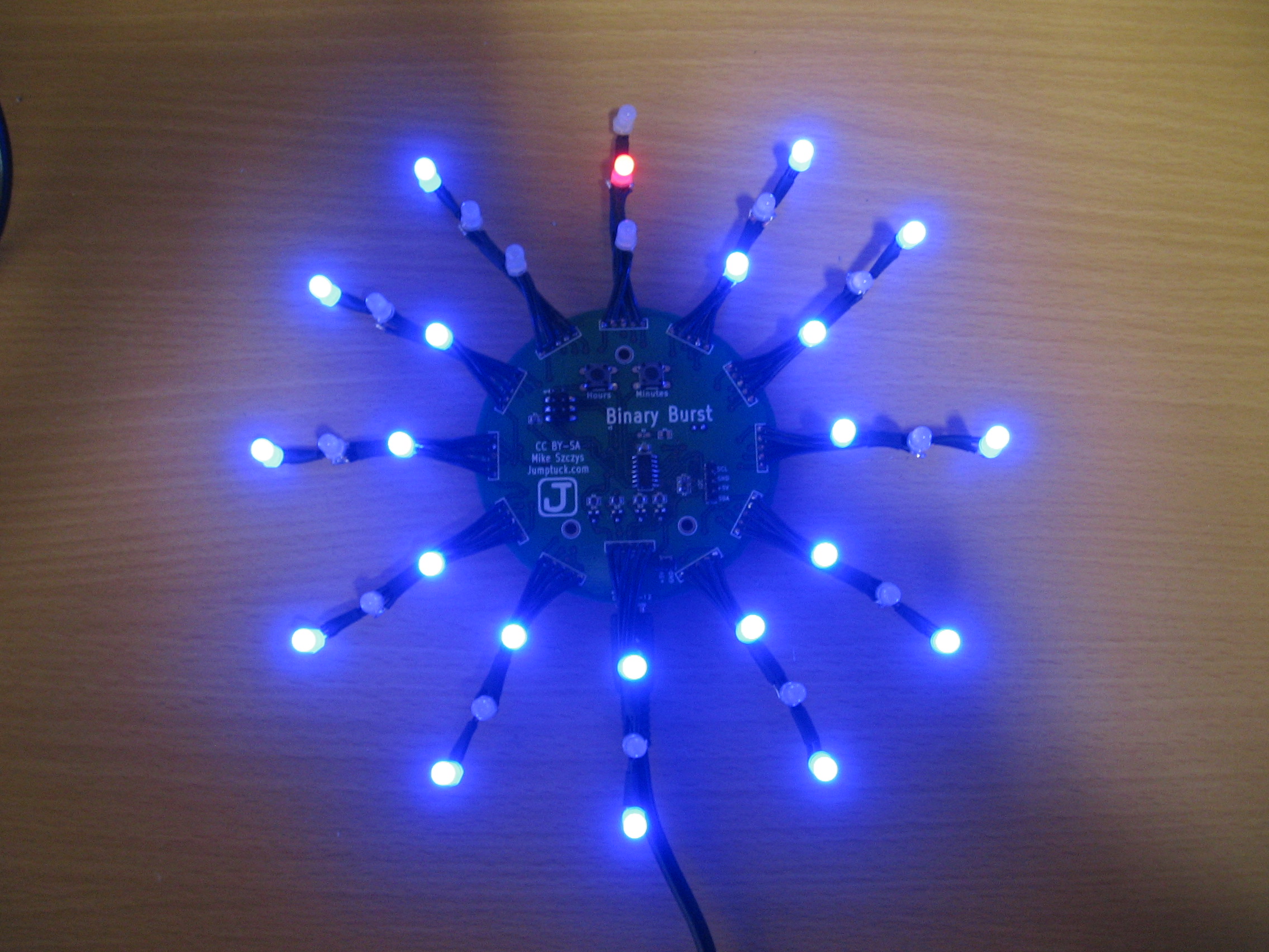 Binary Burst Clock demonstration