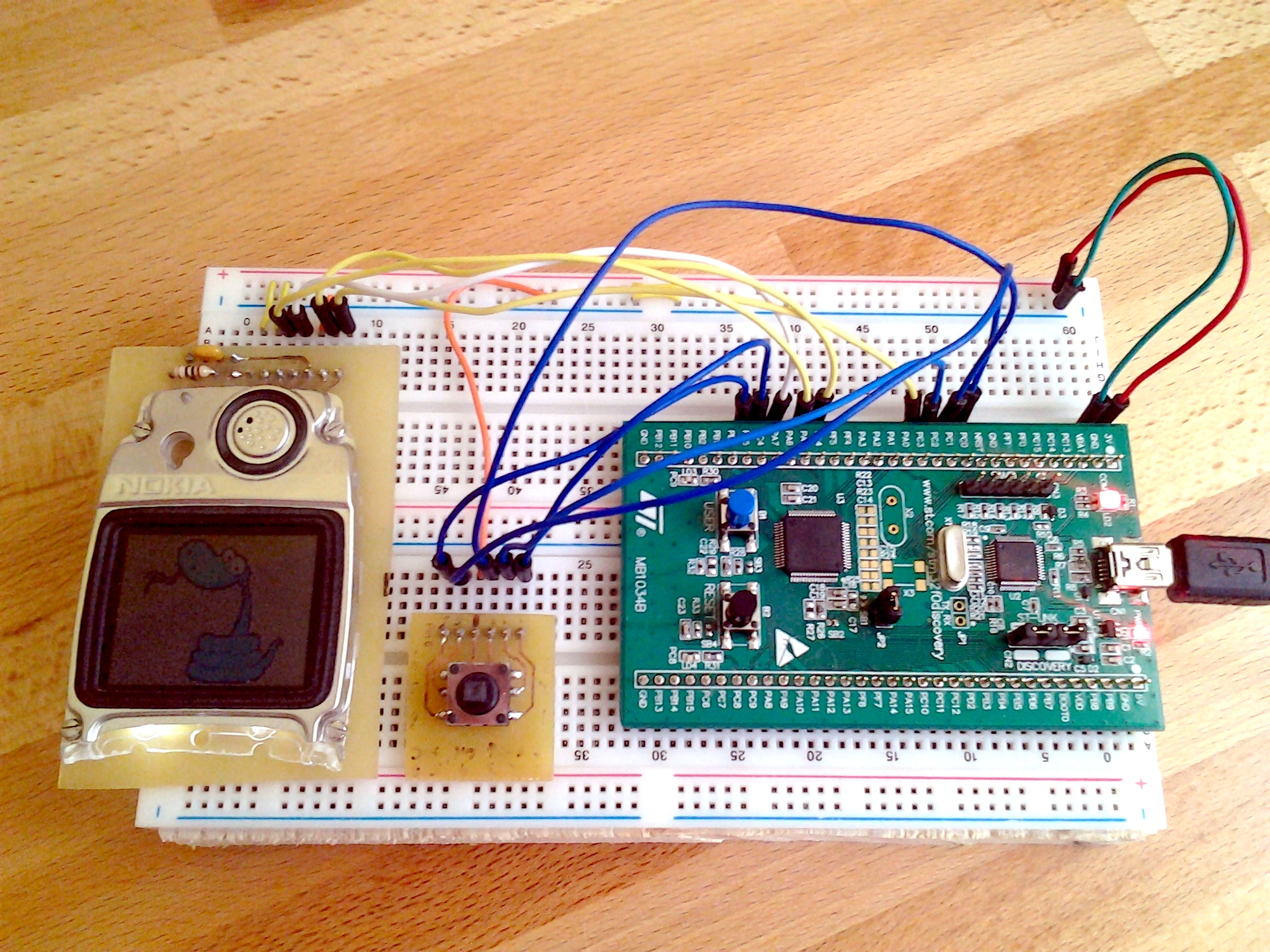 Snake game on an ARM microcontroller