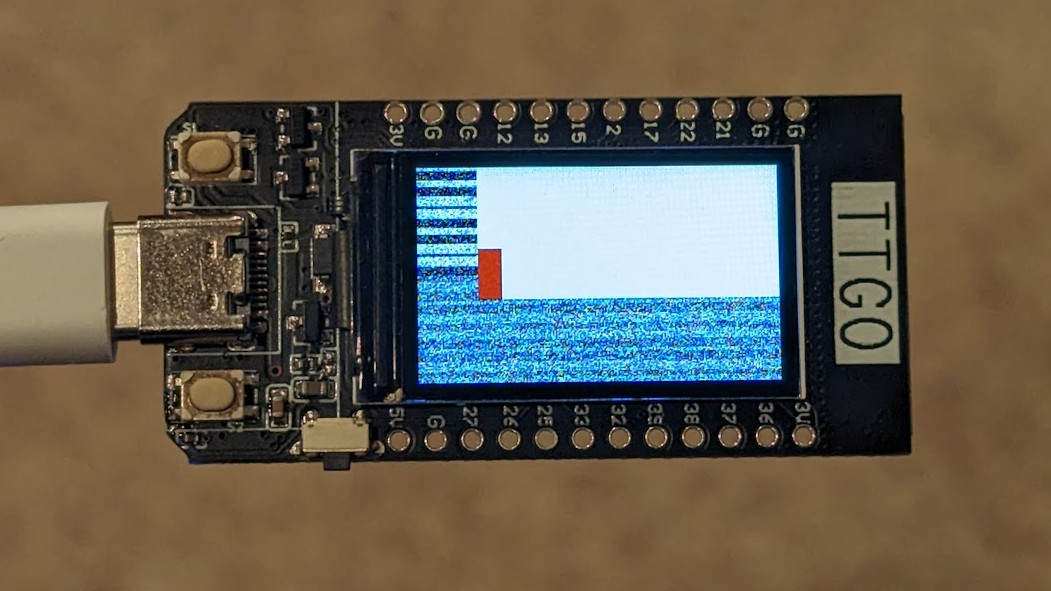 TTGO T-Display with bad offset and color
order